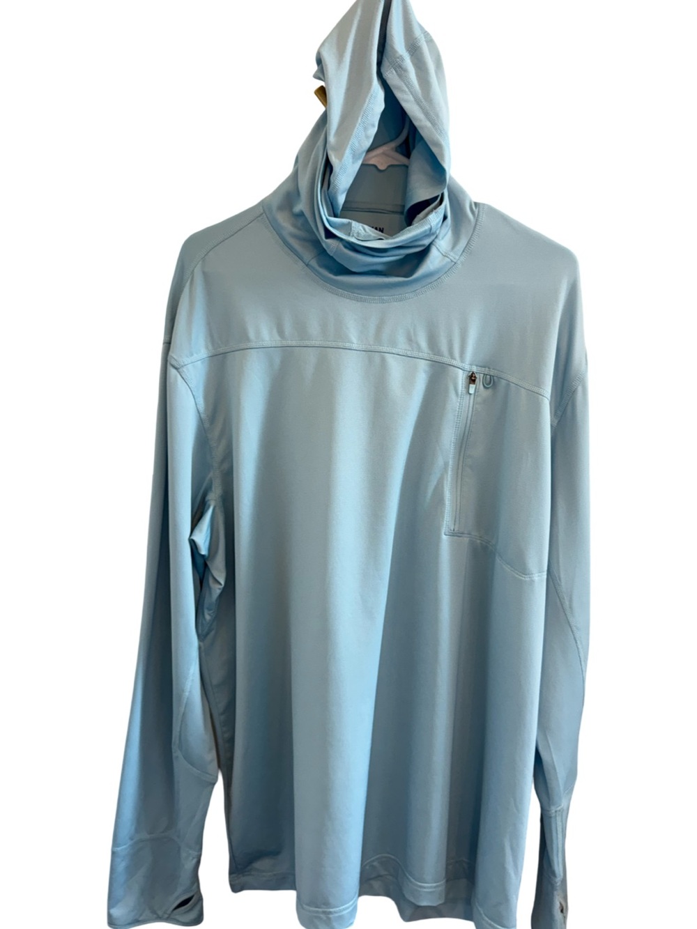 Alaskan Hardgear Duluth Fishing Hoodie XL Blue UPF Performance Thumbholes